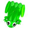 3D Single Line Software Frog Kites, Sports Beach with Kite Handle and String Easy to Fly view 1