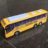 AUTERCO 12.5'' Yellow School Bus Toys Car Model for Kids, 1:16 Scale City Bus for Toddlers, DieCast Inertia Pull Back Play Buses Vehicle for Boys Girls, Birthday Party Gift for Childrens (Yellow) view 3