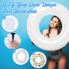 Gemscream 2 Pcs Jumbo Inflatable Pool Float 47.24 Inches Swimming Ring Pool Floats White Inflatable Float Tube for Adult Summer Vacation Beach River Bachelorette Wedding Party Supplies view 4