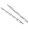 RCHUBAM 2Pcs Stainless Steel RC Links 1 Pair RC Steering Linkage Set M4 x 50mm/55mm/60mm/70mm/75mm~155mm Compatible with 1/10 Scale Axial Wraith SCX10 TRX-4 RC Crawler Car (145mm) view 1