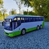 12.5'' School Bus Toys Car Model for Kids, 1:16 Scale City Bus for Toddlers, DieCast Inertia Pull Back Play Buses Vehicle for Boys Girls, Birthday Party Gift for Childrens (Green) view 2