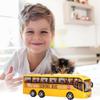 12.5'' School Bus Toys Car Model for Kids, 1:16 Scale City Bus for Toddlers, DieCast Inertia Pull Back Play Buses Vehicle for Boys Girls, Birthday Party Gift for Childrens (Green) view 4