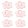 6 PCS Pink Cloud Balloons Cloud Shaped Foil Balloons for Birthday Party Decorations Supplies view 1