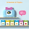 Airbition Talking Flash Cards for Toddlers 1 2 3 4 Year Olds, Montessori Language Learning with 224 Words, Pocket Speech Therapy Tools, and Speech Development Educational Playthings for Children view 2