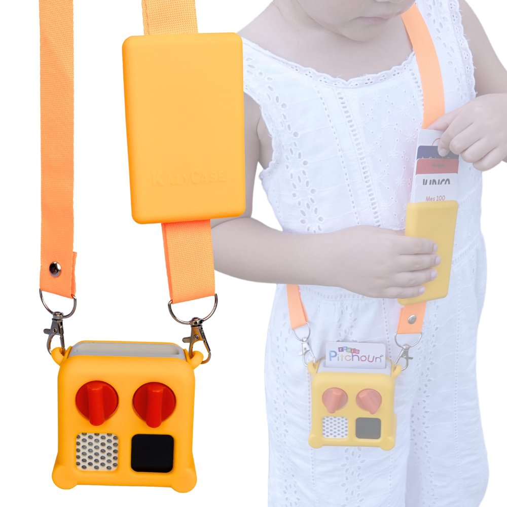 KALYCASE Protective Jacket Compatible YOTO Mini Story Teller/Silicone Protective Case + Accessories for Children / (Yellow)
