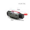 Dual Motor Metal Simulated Winch RC Parts for TRAXXAS TRX-4 AXIAL SCX10 90046 D90 1/10 RC Crawler Car, Red view 2