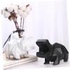 Abaodam Hippo Shaped Piggy Bank for Creative Desktop Money Box Cute Household Adornment White Encourages Saving Safe Material for Home Decoration view 4