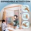 AVDAR Indoor Playground Jungle Gym, 8-in-1 Beechwood Indoor Playground for Kids 1-3 & Toddlers, Wooden Montessori Climbing Playset for Kids, Easy Assembly, Safe & Sustainable view 2