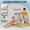 AVDAR Indoor Playground Jungle Gym, 8-in-1 Beechwood Indoor Playground for Kids 1-3 & Toddlers, Wooden Montessori Climbing Playset for Kids, Easy Assembly, Safe & Sustainable view 3