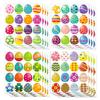 Ozepao 16 Sheets Easter Egg Stickers for Kids 256 Pcs Easter Stickers Bulk for Gifts Bags Cards Envelopes Decor view 1