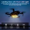Mini 5 Pro Accessories Landing Gear with Propeller Holder, Foldable Extended Landing Legs Heightening Bracket Quick Release Scratch Prevention for DJI Mini 5 Pro Accessories (White Grey - Mini Landing Gear with Lights) view 4