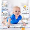 HOTUT Cloth Book for Babies Touch and Feel - Soft 3D Sensory Crinkle Fabric Books for Newborns Infants, High Contrast Toddler Learning Toy for 0-6 Months Boys Girls (Bee) view 4