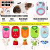 Clysee 10 Pcs Guinea Pig Clothes, 5 Guinea Pig Costume Outfit, 5 Mini Hat with Adjustable Strap Small Animal Warm Vest Sweater Cozy Hand Knitted Hat for Hamster Bunny (Fresh Style) view 2
