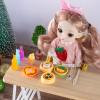 150Pcs Miniature Food Drinks Bottle Toys Mixed for Dollhouse Kitchen Accessories Mini Play Fake Resin Pretend Game Party Tableware 1/12 Doll House Bread Cake Models Micro view 3