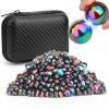 Umnodobn Magnet Slime Putty, Fidget Toy Ferrite Putty Beads, Hematite Magnetic Stones Eggs with 1.26 inch Magnet Balls, Cool Desk Toy, EDC Toy Science Kit Gift Age:15+ view 2
