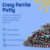 Umnodobn Magnet Slime Putty, Fidget Toy Ferrite Putty Beads, Hematite Magnetic Stones Eggs with 1.26 inch Magnet Balls, Cool Desk Toy, EDC Toy Science Kit Gift Age:15+ view 3