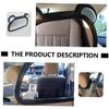 Abaodam 1pc Usb Observation Rear Mirror Led Lighting Easy Install Backseat Car Mirror and Practical for Parents Usb Rechargeable Remote Control view 2