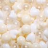 GOGOSO Ball Pit Balls,Plastics Balls for Ball Pit, Stars Hearts Shape for PastelBall for Toddlers Kids, Beige+Clear+White,200pcs view 1