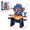 GAOMON Kids Tool Bench with Realistic Tool Set and Electric Drill, Construction Play Learning Workbench for Ages 3-8 view 2
