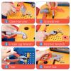 GAOMON Kids Tool Bench with Realistic Tool Set and Electric Drill, Construction Play Learning Workbench for Ages 3-8 view 3