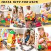 Coodoo Kids Games Magnetic Tiles Road Set with Extendable Magnetic Crane, City Construction Building Toys for Toddlers STEM Preschool Ages 4-6 5-7, Gifts for 3+ Year Old Boys Girls Kids Toys with Car view 4