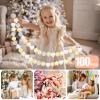 GOGOSO Ball Pit Balls,Plastics Balls for Ball Pit, Stars Hearts Shape for PastelBall for Toddlers Kids, Beige+Clear+White,100pcs view 3