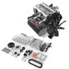 ClearEdge SEMTO Engine ST-NF2 Mini Engine Model Kit That Works, DIY Assembly Double-Cylinder 4-Stroke Metal Engine for Adults, Build Your Own SEMTO L2 Engine-Silver view 1