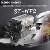 ClearEdge SEMTO Engine ST-NF2 Mini Engine Model Kit That Works, DIY Assembly Double-Cylinder 4-Stroke Metal Engine for Adults, Build Your Own SEMTO L2 Engine-Silver view 2