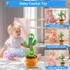 Ayeboovi Toddler Toys -Dancing Talking Cactus Repeats What You Say - Interactive Plush for Babies and Kids - Birthday Christmas New Year Gift for 2 3 4 5 6 Year Old Boys and Girls view 4