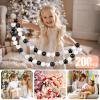 GOGOSO Ball Pit Balls,Plastics Balls for Ball Pit, Stars Hearts Shape for PastelBall for Toddlers Kids, Black+Gray+Pearl White,200pcs view 3