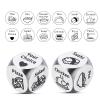 Couple Steel Gifts for Women Men, Anniversary Tin Gift for Him Her, Mens Basket Stuffers, Food Decision Dice Gifts for Couples Wife Husband White Elephant Santa Exchange Dice view 2