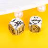 Couple Steel Gifts for Women Men, Anniversary Tin Gift for Him Her, Mens Basket Stuffers, Food Decision Dice Gifts for Couples Wife Husband White Elephant Santa Exchange Dice view 3