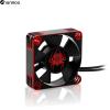 Chanmoo RC Car Metal Motor Cooling Fan 25mm 30mm 35mm 40mm 50mm RC Heatsink 28000RPM ESC Cooling Fans Red-Black Fit for 1/8 1/10 1/12 Scale RC Car 540 550 Brushless OR Brushed Motors (40mm) view 3