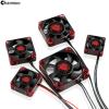 Chanmoo RC Car Metal Motor Cooling Fan 25mm 30mm 35mm 40mm 50mm RC Heatsink 28000RPM ESC Cooling Fans Red-Black Fit for 1/8 1/10 1/12 Scale RC Car 540 550 Brushless OR Brushed Motors (40mm) view 4