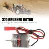 370 RC Electric Motor, Stainless Steel 31T High Torque Motor, Low Noise Efficient Heat Motor for Remote Control Boat RC Crawlers view 2