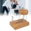 Art Perpetual Motion Toy,Perpetual Motion Machine Toy Perpetual Motion Machine Desk Toy Machine Desk, Perpetual Motion Simulator Non Stop Rolling Ball, Newtons view 3