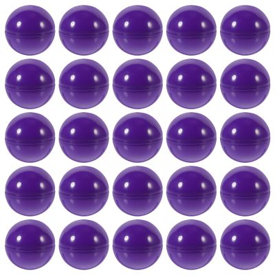 Luxshiny 4cm Hollow Bingo Balls, Plastic Raffle Balls Round Vending Machine Capsules Game Props for Party