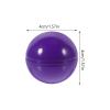 Luxshiny 4cm Hollow Bingo Balls, Plastic Raffle Balls Round Vending Machine Capsules Game Props for Party view 2