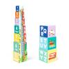 boppi Baby Stacking Blocks Vehicle Toys with Letters and Numbers, Montessori Cubes for Toddlers, Preschool Learning Toys view 4