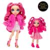 Rainbow High Littles  Magenta Monroe, Pink 5.5" Posable Small Doll with Purse, Magical Pet Kitty, Girls Toy Gift, Kids Ages 4-12 Years view 4
