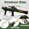 Toy Rocket Launcher, Rocket Gun with 3 Foam Rockets, Toy Rocket Barrel Launcher RPG Gun, with Sound, Vibration, LED Effects, Military Pretend Play Blaster Toy Gun (Dark Green) view 2