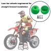 XSYGO Upgrades Side Wheel Replacement Parts for LOSI 1/4 Promoto-MX Motorcycle RTR LOS06000 LOS06002 (Green) view 4