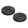 MIP Bypass1 Hi-Flow Pistons, 10-Hole X Blank, 1/8th Scale, 2 MIP23404 view 1