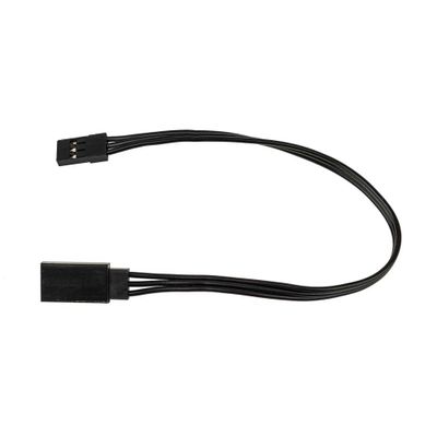 Team Associated 175mm Servo Wire Extension, Black (6.89 in), ASC27165