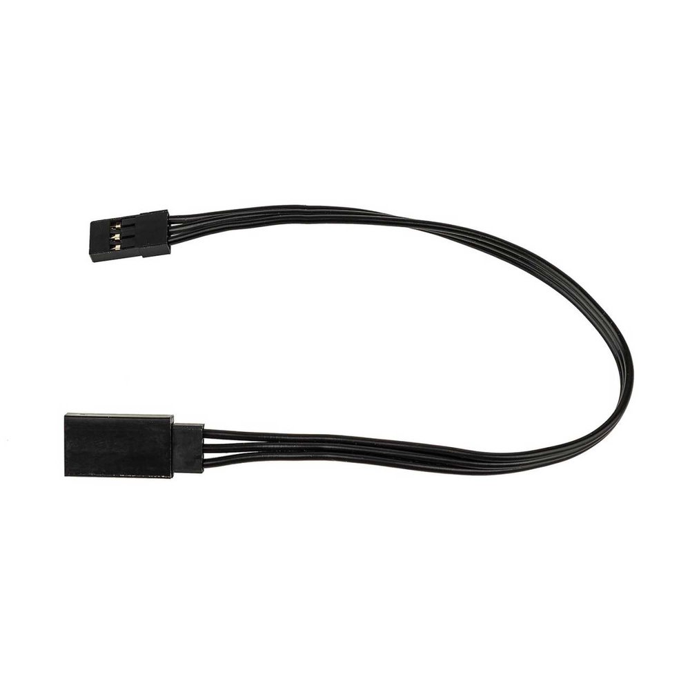 Team Associated 175mm Servo Wire Extension, Black (6.89 in), ASC27165