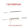 30 Sets 1/64 Diecast Alloy Car Wheels Axle Mixed Sizes /22mm/25mm/28mm Hollow Axle with Nail Pin for 1:64 Model Car. 30 Sets. (only axles, no Wheels) view 4