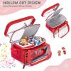 SFYBYHEART Double-Layer Carrying Case with Magnetic Bottom for Tonie Figures and Toniesbox 2 & 1 Starter Set, Travel Bag Organizer Storage for Tonies Characters, Toni Carry bag view 3
