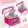 SFYBYHEART Double-Layer Carrying Case with Magnetic Bottom for Tonie Figures and Toniesbox 2 & 1 Starter Set, Travel Bag Organizer Storage for Tonies Characters, Toni Carry bag view 3