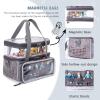 SFYBYHEART Double-Layer Carrying Case with Magnetic Bottom for Tonie Figures and Toniesbox 2 & 1 Starter Set, Travel Bag Organizer Storage for Tonies Characters, Toni Carry bag view 2