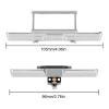 AMLIK RC Car Accessories Compatible with TRX4M High Trail for K10 CNC Aluminum Front Rear Bumper for 1/18 RC Crawler Upgrade (4M-83) (Color : Front and Rear) view 2